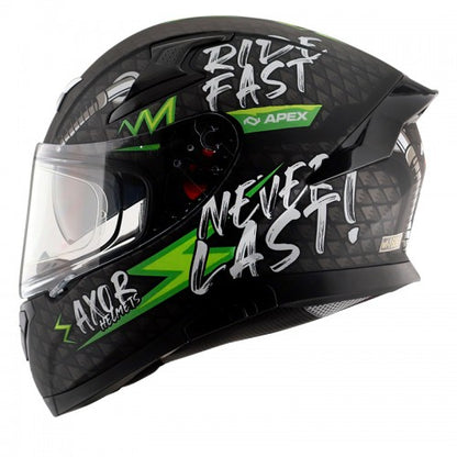 AXOR Apex Ride Fast Motorcycle Helmet - Matt Finish