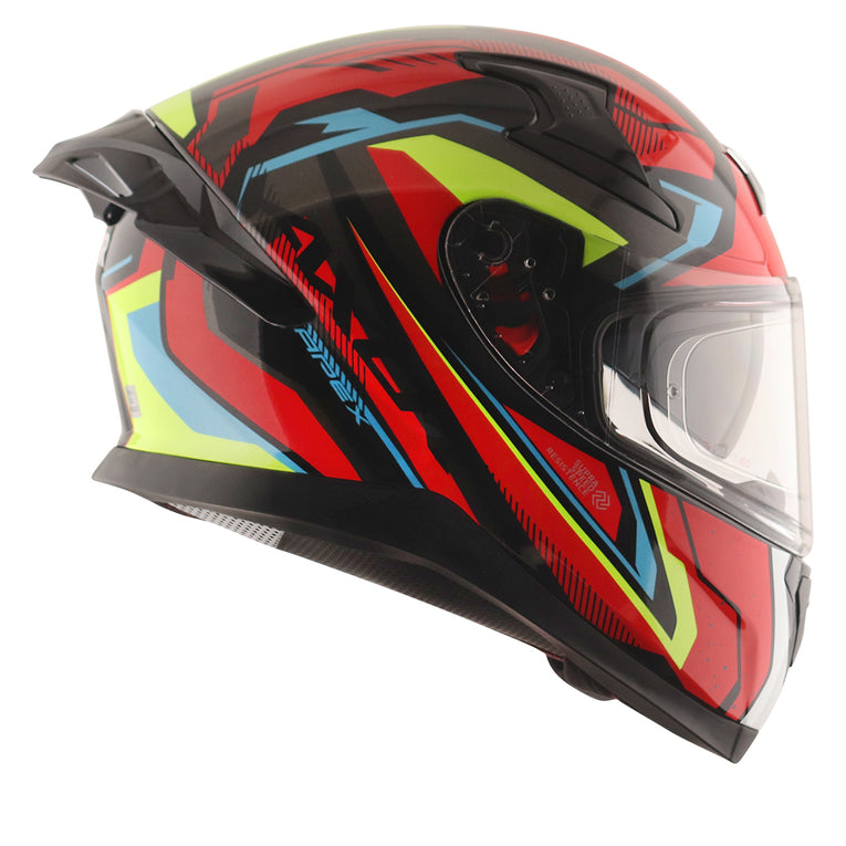 AXOR Apex Road Trip Gloss Helmet-Black Red