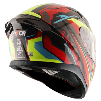 AXOR Apex Road Trip Gloss Helmet-Black Red