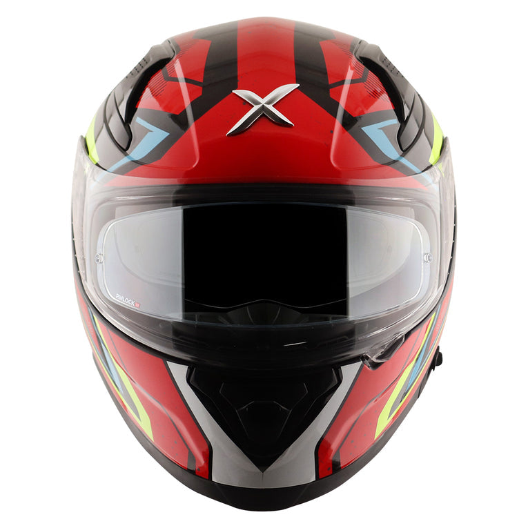 AXOR Apex Road Trip Gloss Helmet-Black Red