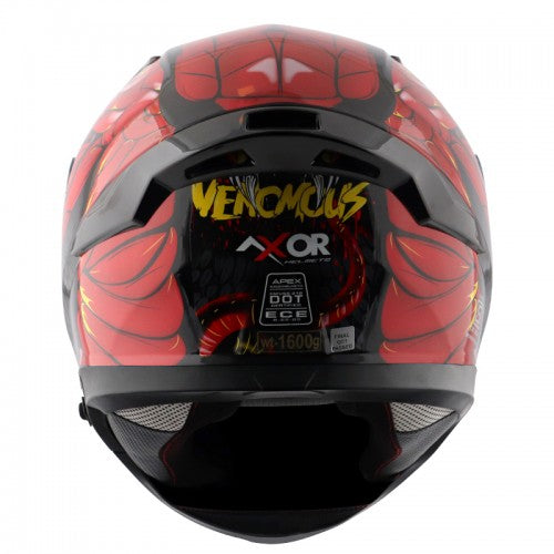 AXOR Apex Venomous D-V Black Red - Helmet - Riders Junction