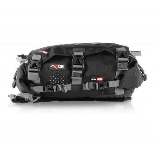 AXOR - Black & Grey Tail Bag - 25 LTS - 40LTS - Riders Junction