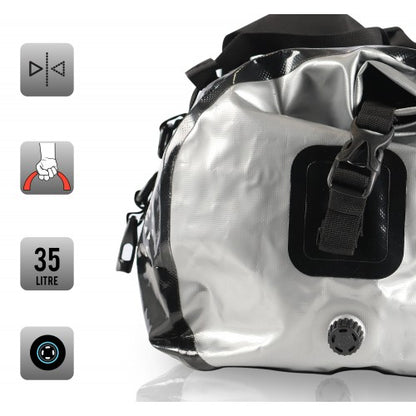 AXOR - Black & Grey Tail/Duffle Bag - 35 LTS - Riders Junction