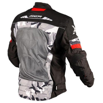 AXOR CAMOUFLAGE Riding Jacket - Black Red