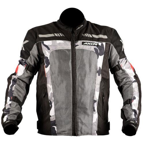 AXOR CAMOUFLAGE Riding Jacket - Black Red - Riders Junction