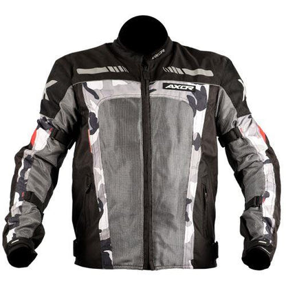 AXOR CAMOUFLAGE Riding Jacket - Black Red - Riders Junction