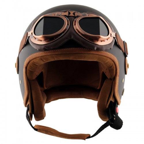 AXOR CHE Matt Black & Gold Helmet - Riders Junction