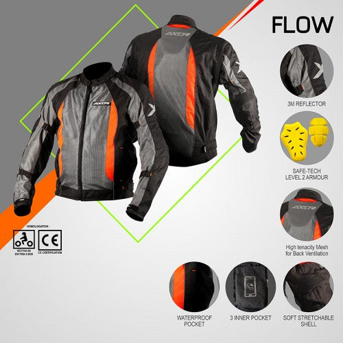 AXOR FLOW Riding Jacket - Red
