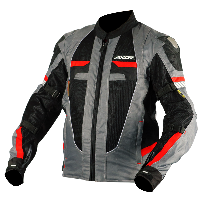 AXOR Falcon Jacket - Black Red - Riders Junction