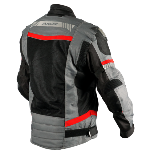 AXOR Falcon Jacket - Black Red - Riders Junction