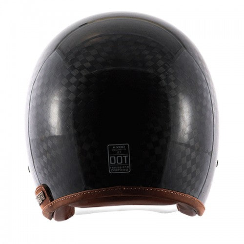 AXOR Jet Carbon Helmet with Bubble Visor - Riders Junction