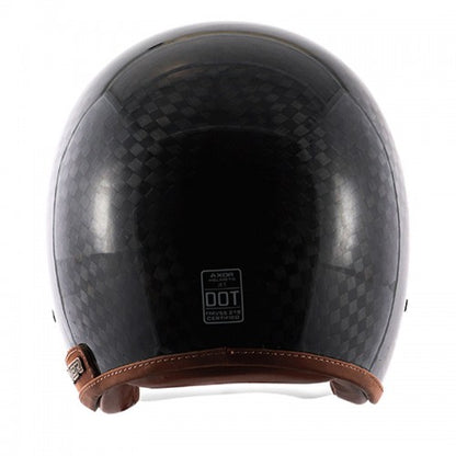 AXOR Jet Carbon Helmet with Bubble Visor - Riders Junction