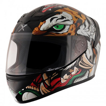 AXOR - Rage Tiger Helmet with DOT & ISI Certification.
