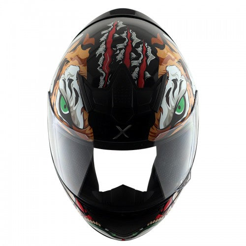 AXOR - Rage Tiger Helmet with DOT & ISI Certification.
