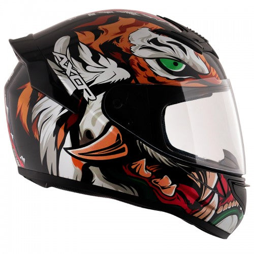 AXOR - Rage Tiger Helmet with DOT & ISI Certification.