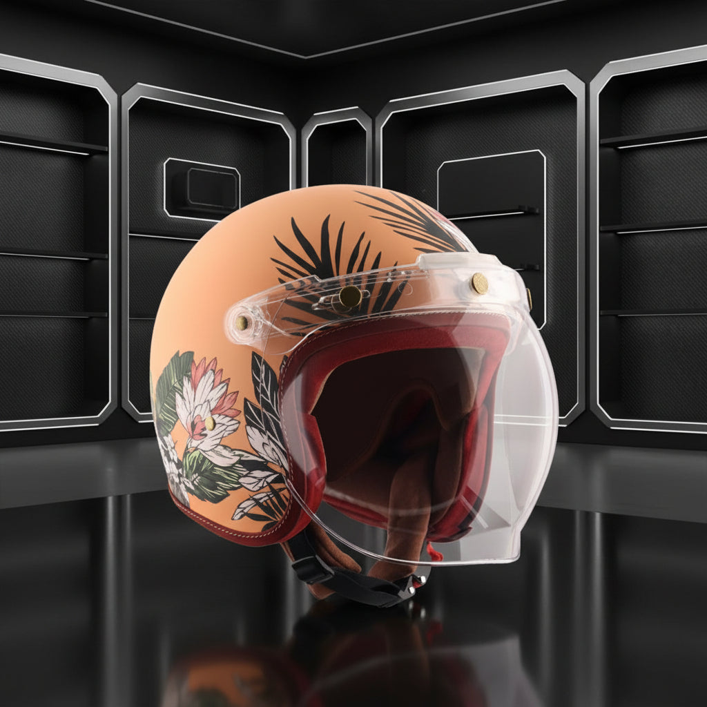 AXOR Retro Jet Girls Helmet - HAWAII