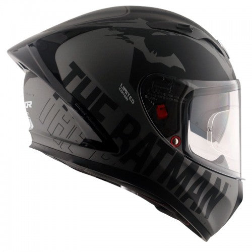 AXOR - Street DC Batman Full Face Helmet - Matt Anthracite Black