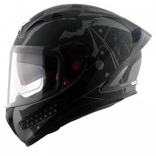AXOR - Street DC Batman Full Face Helmet - Matt Anthracite Black