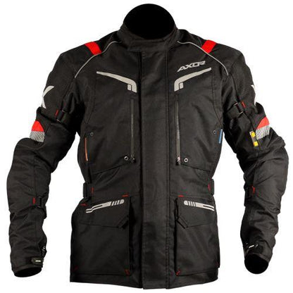 AXOR VALOUR Riding Jacket - Black Red