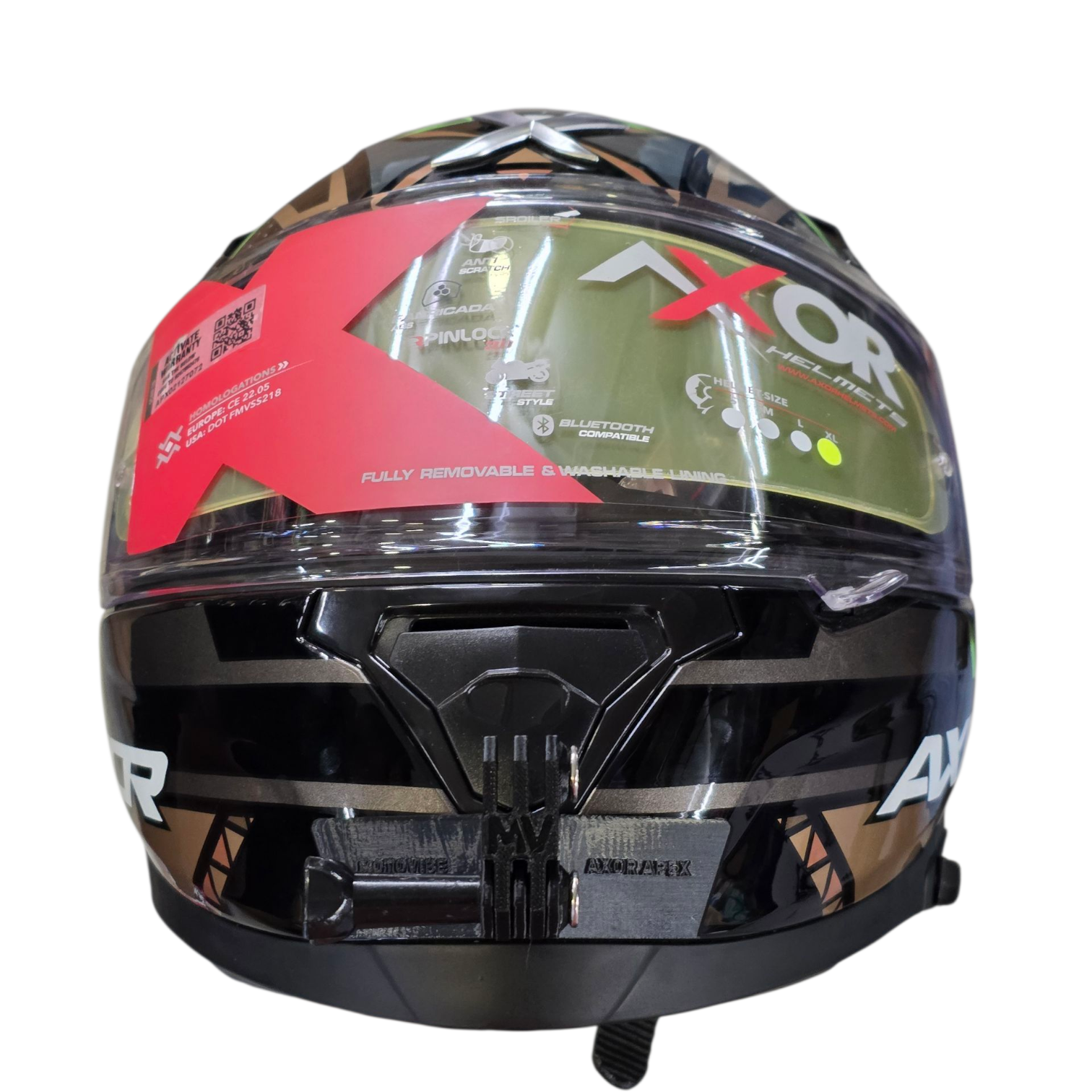 AXOR Apex Helmet Chin Mount by Motovibe