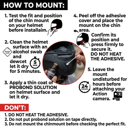 AXOR Brutale Helmet Chin Mount by Motovibe