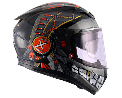 AXOR STREET FREEDOM Matt Black Orange Helmet
