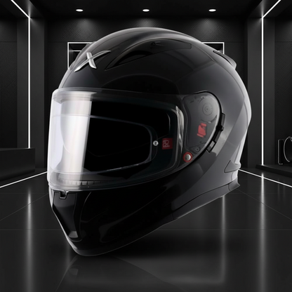 AXOR STREET Glossy Black Helmet