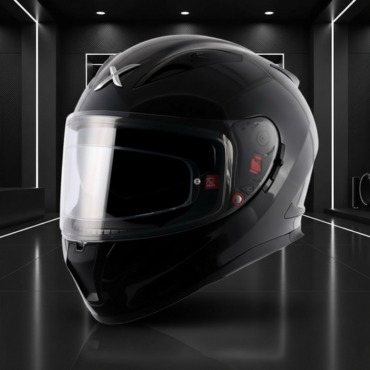 AXOR STREET Glossy Black Helmet