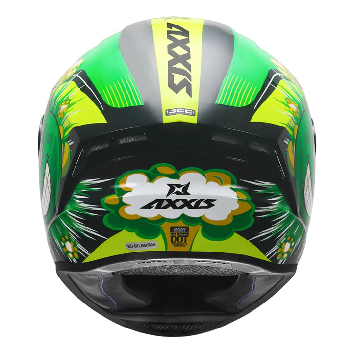 AXXIS Draken S Boms Helmet - Glossy Green