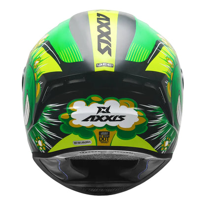 AXXIS Draken S Boms Helmet - Glossy Green