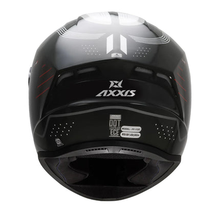 AXXIS Draken S Cougar C2 Gloss Grey Helmet - Riders Junction