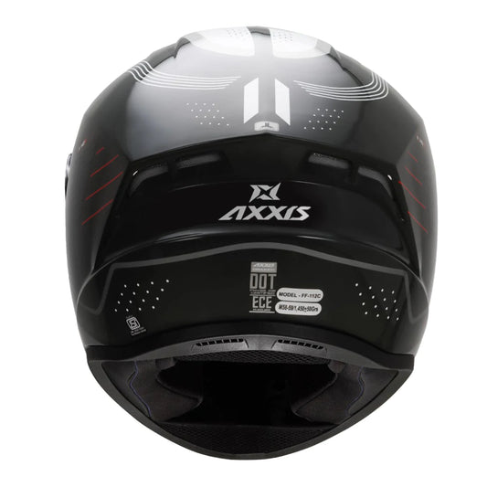 AXXIS Draken S Cougar C2 Gloss Grey Helmet - Riders Junction