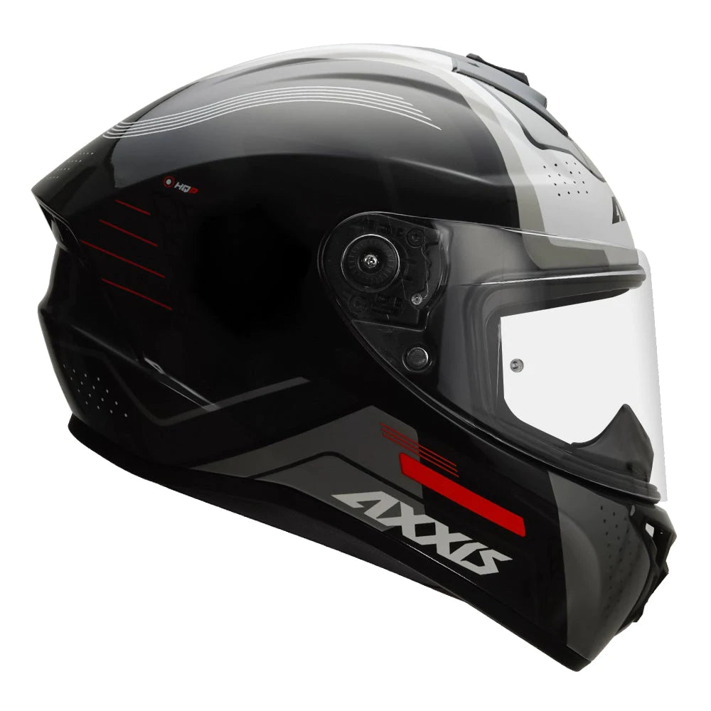 AXXIS Draken S Cougar C2 Gloss Grey Helmet - Riders Junction