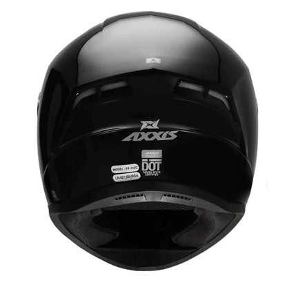 AXXIS Draken S Solid Gloss Black Helmet - Riders Junction