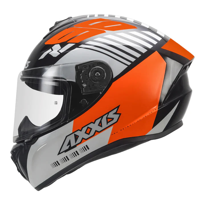 AXXIS Draken S Z96 Helmet - Glossy Fluorescent Orange