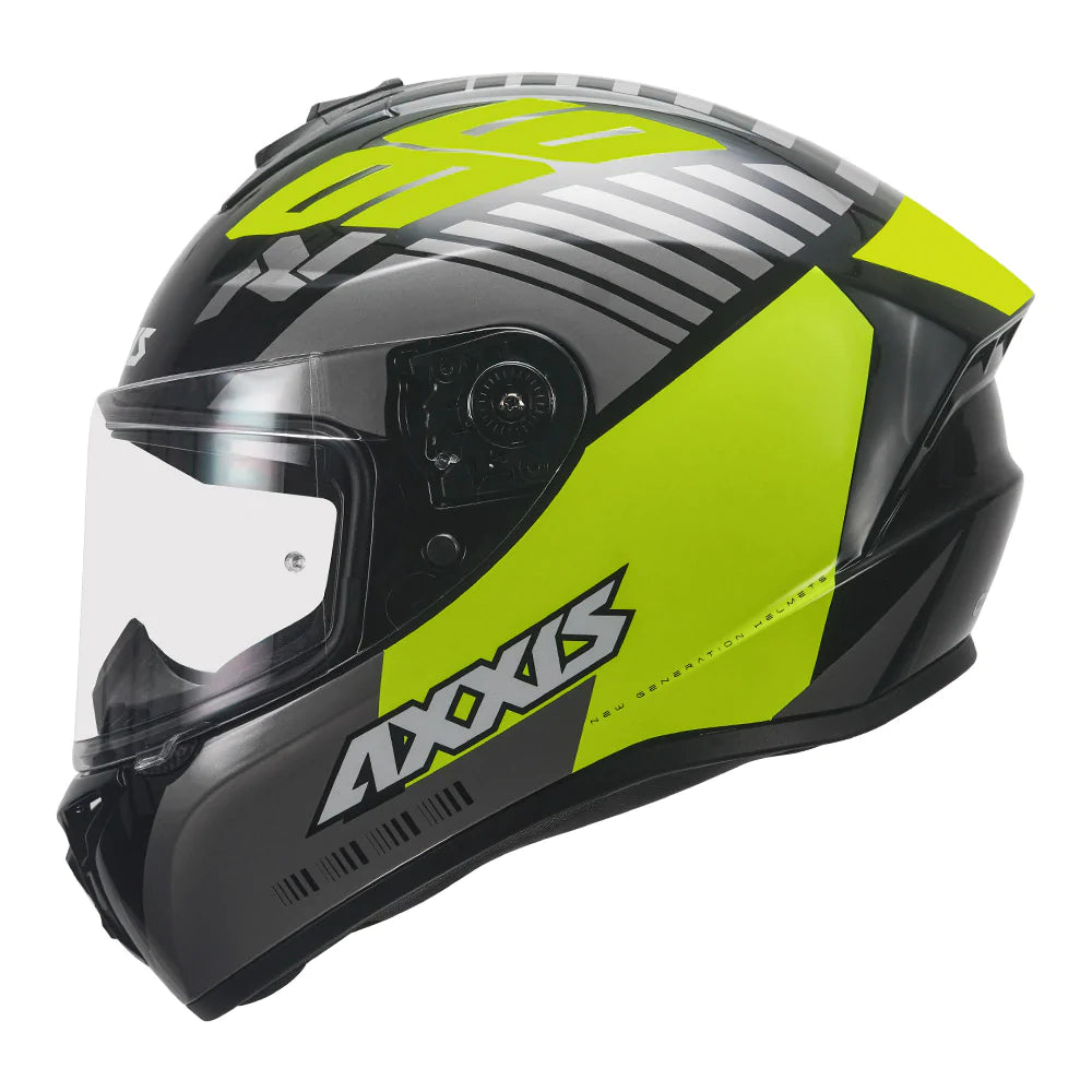 AXXIS Draken S Z96 Helmet for Bikes - Fluorescent Yellow
