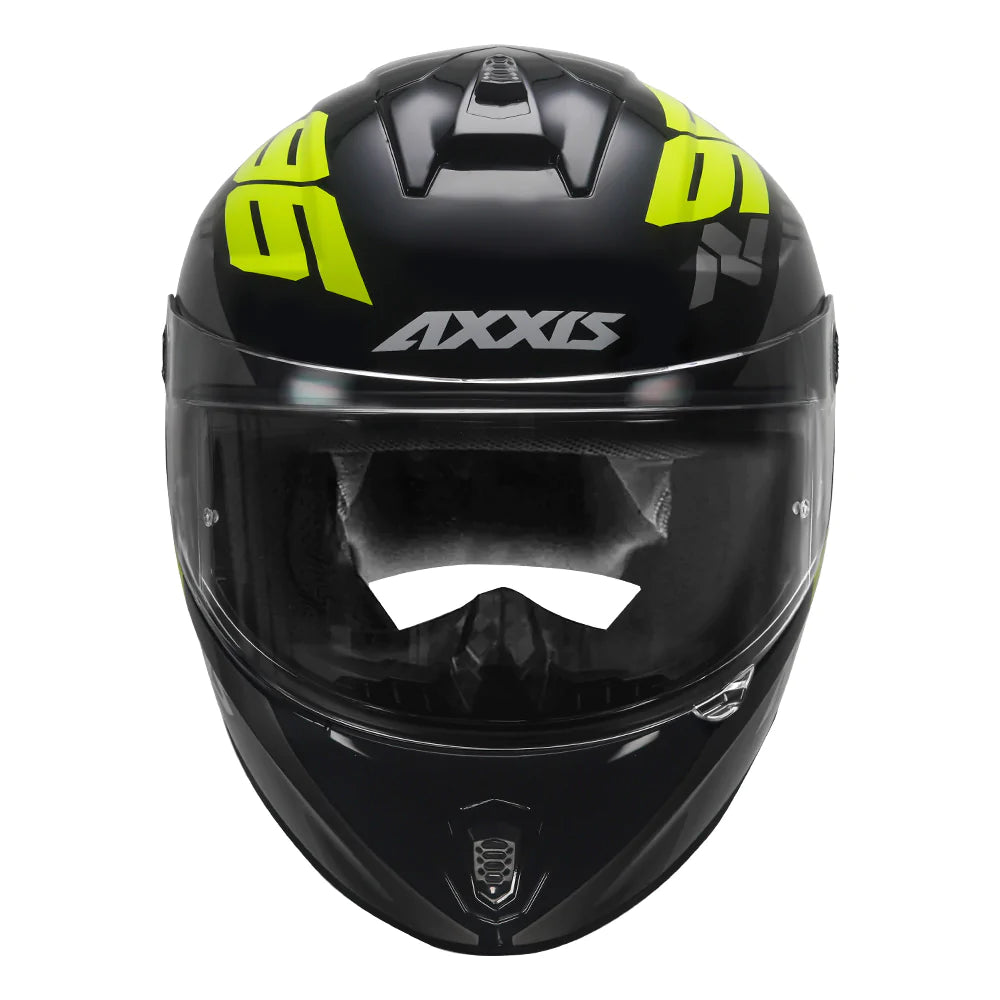 AXXIS Draken S Z96 Helmet for Bikes - Fluorescent Yellow