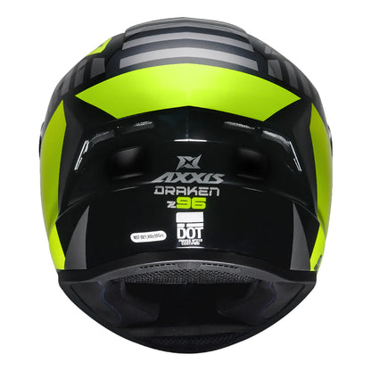 AXXIS Draken S Z96 Helmet for Bikes - Fluorescent Yellow