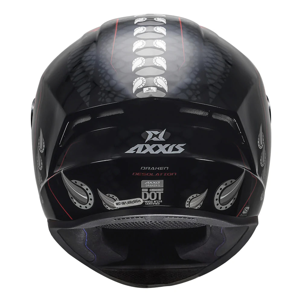 AXXIS Dranken S Desolation Helmet - Glossy Black