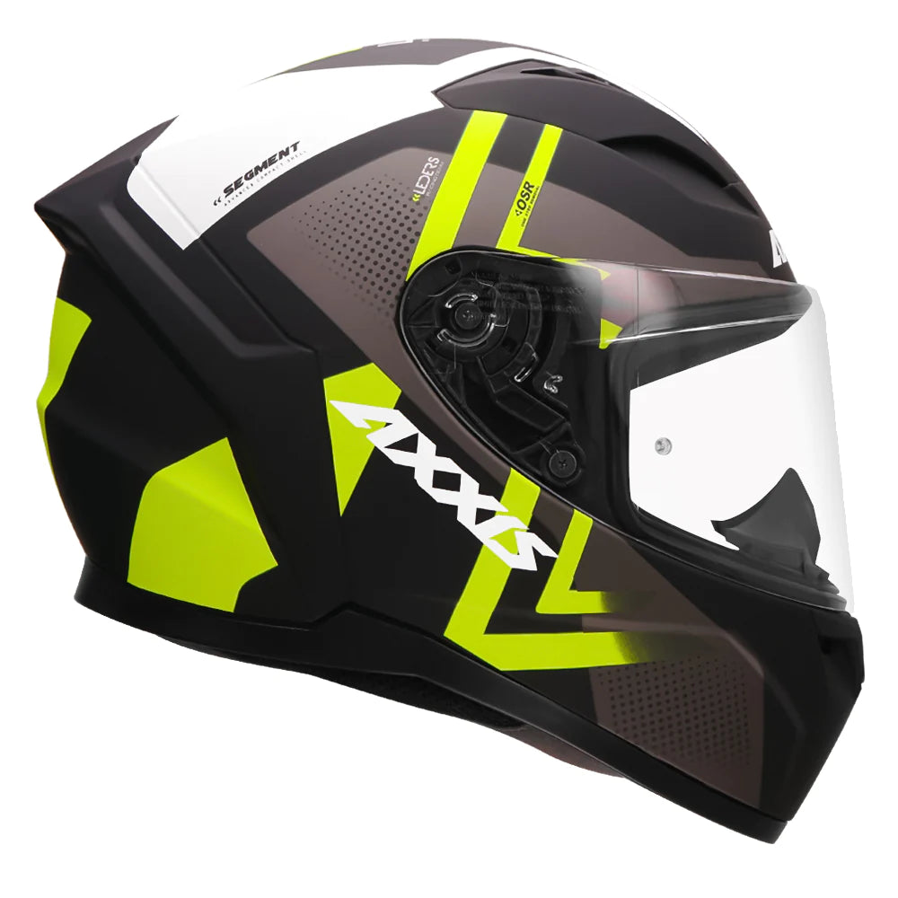 AXXIS Segment Leders Matt Fluorescent Yellow Helmet