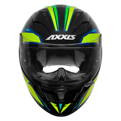 AXXIS Segment MAD Gloss Fluorescent Yellow Helmet