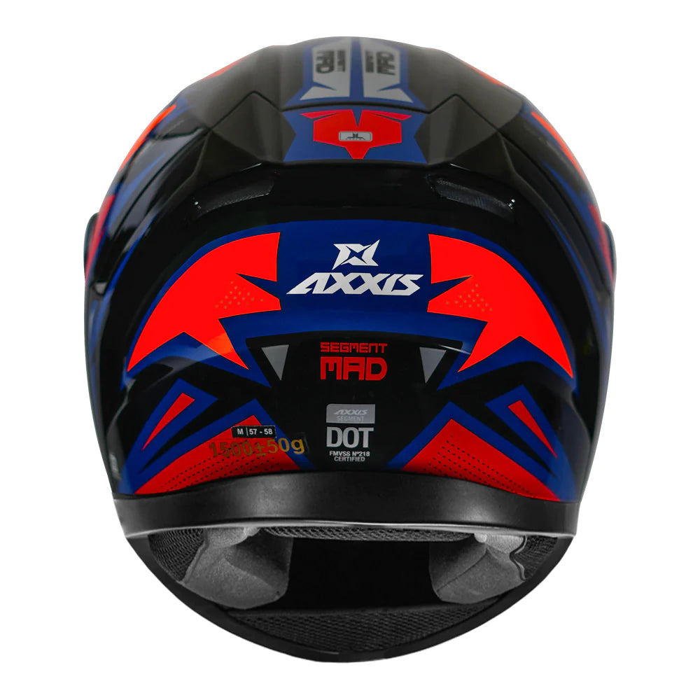 AXXIS Segment MAD Gloss Red Helmet