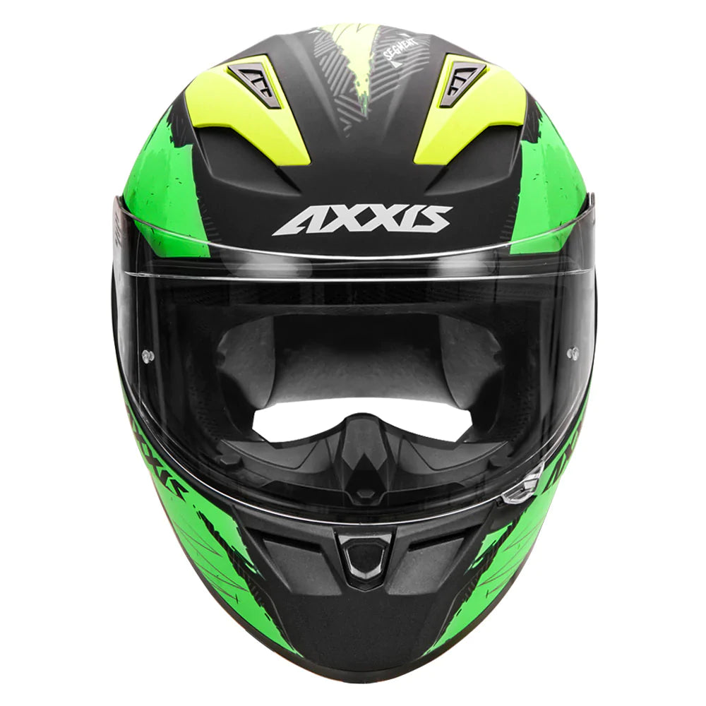 AXXIS Segment Now Helmet - Fluorescent Green