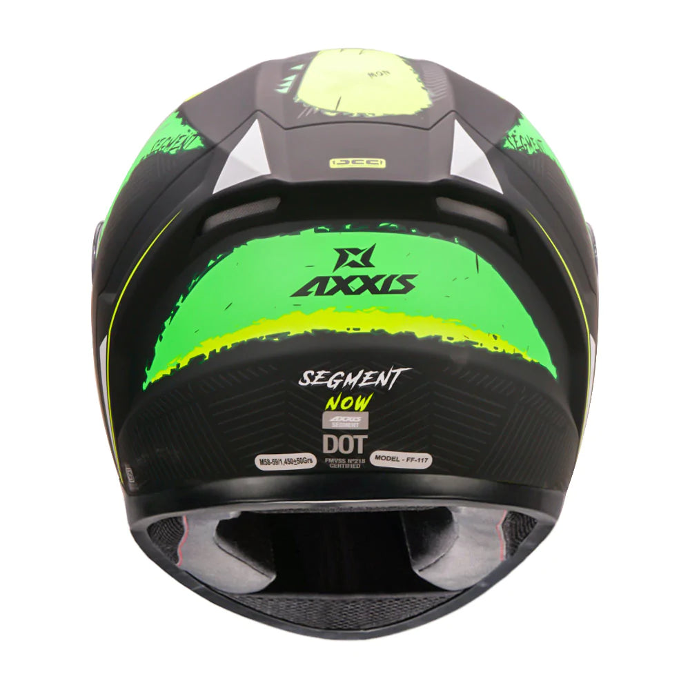 AXXIS Segment Now Helmet - Fluorescent Green