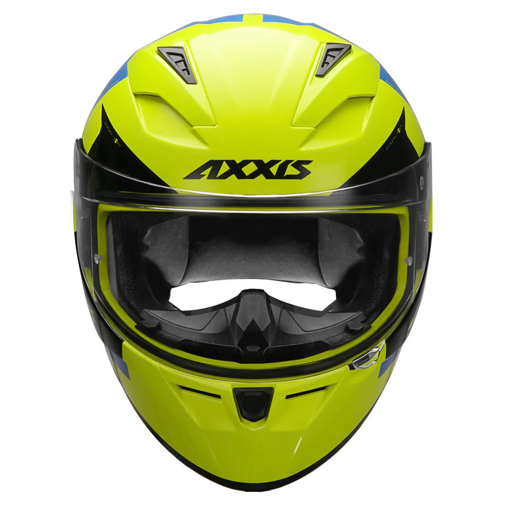 AXXIS Segment SIX Helmet - Fluorescent Yellow