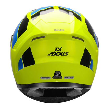 AXXIS Segment SIX Helmet - Fluorescent Yellow