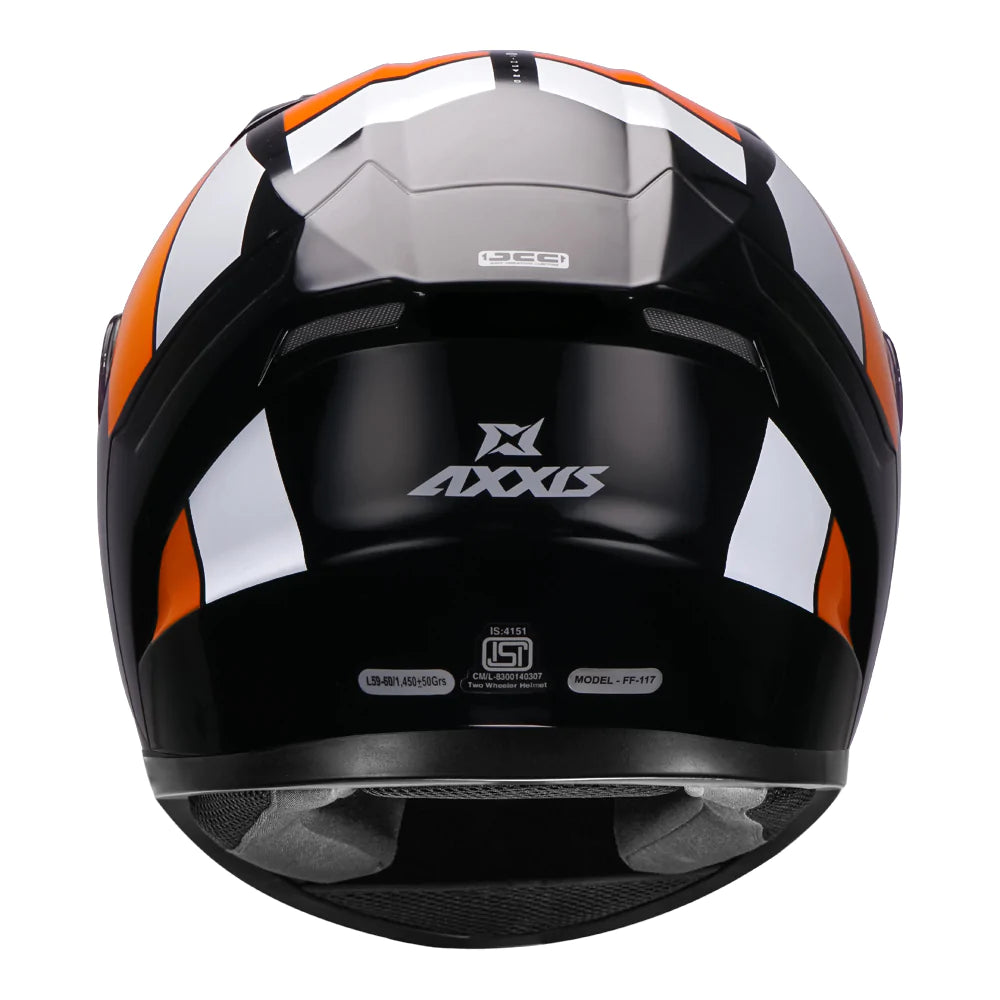 AXXIS Segment SIX Helmet - Orange