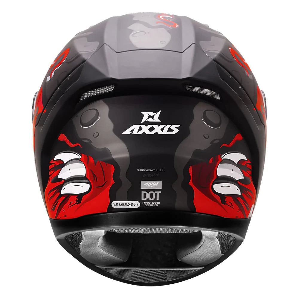 AXXIS Segment Scratch Helmet - Matt Grey