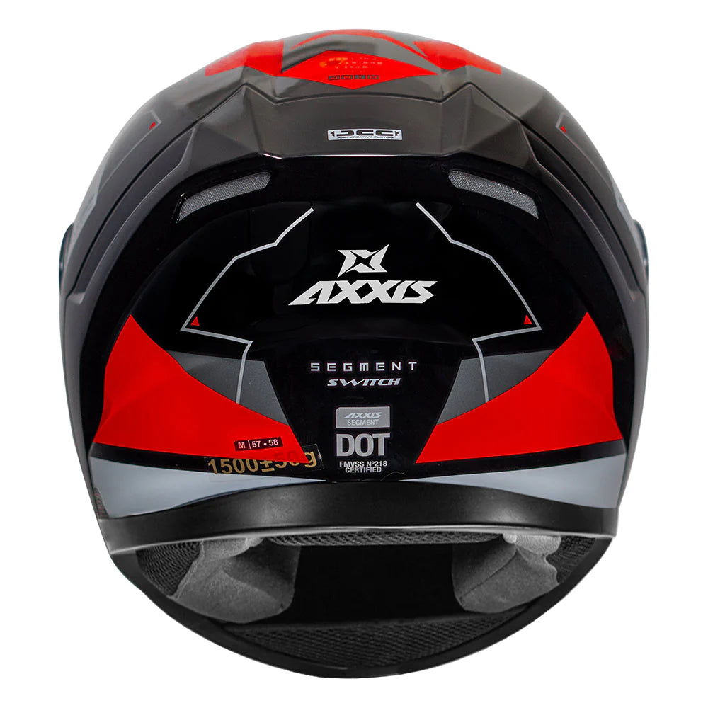 AXXIS Segment Switch Glossy Red Helmet