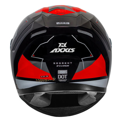 AXXIS Segment Switch Glossy Red Helmet